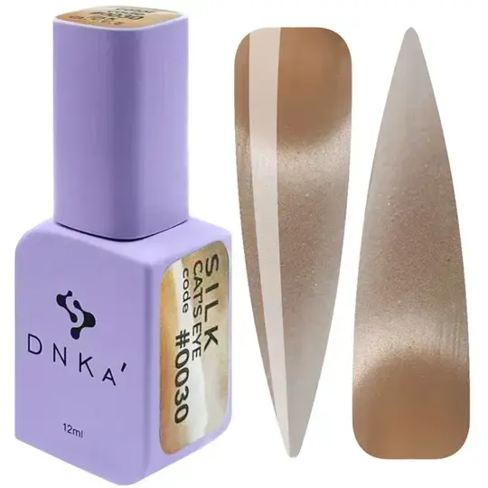 DNKa’. Gel Polish Cat`s Eye, Silk, #0030, 12 ml, гель-лак "Котяче око"