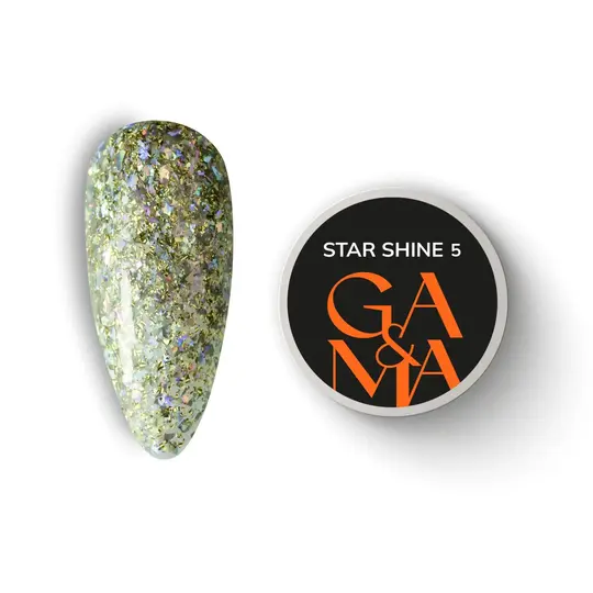 GA&MA. Gel polish, Star Shine #005, 5 g, Гель-лак для дизайну