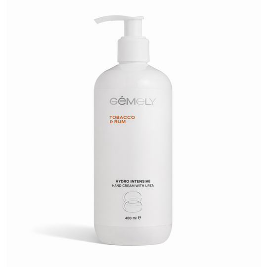 GÉMELY (ex GA&MA). Hydro Intensive cream with urea, TOBACCO RUM, 400 ml, Гідроінтенсивний крем з сечовиною, Тютюн і ром