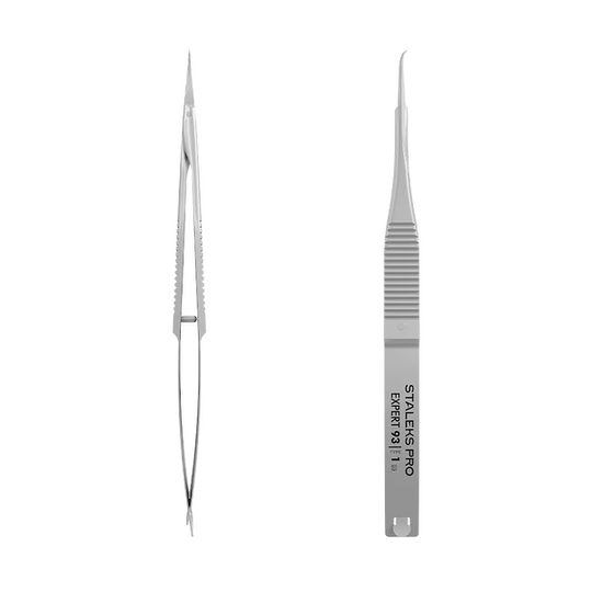 STALEKS. Micro Scissors, 17 mm, Твізери (мікроножиці) для видалення кутикули EXPERT 93 TYPE 1