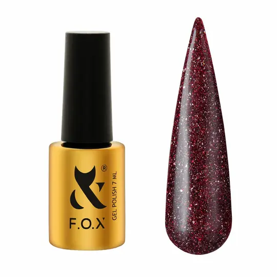 F.O.X. Gel polish, Reflective, Moulin Rouge #006, 7 ml. Гель-лак світловідбиваючий