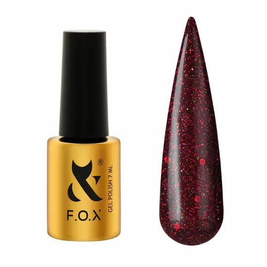 F.O.X. Gel polish, Reflective, Moulin Rouge #005, 7 ml. Гель-лак світловідбиваючий