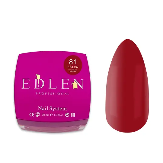 EDLEN. Builder gel, Love in Lviv #81, 30 ml. Гель для нарощування