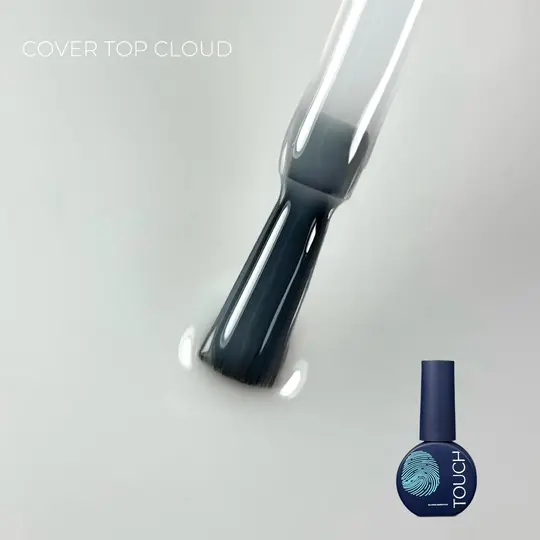 TOUCH. Cover Top coat, #01,, Cloud, 7 ml