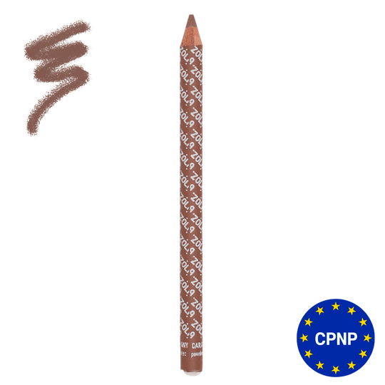 ZOLA. Powder Brow Pencil, Caramel. Пудровий олівець для брів, універсальний шатен