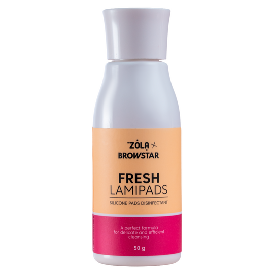 ZOLA x Browstar. Silicone Pads Desinfectant, Fresh Lamipads, 50 g.  Дезінфікуючий засіб для силіконових валиків