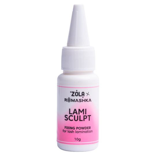 ZOLA x Romashka. Fixing Powder for lash lamination, LamiSculpt, 10 g. Фіксуюча пудра для ламінування вій