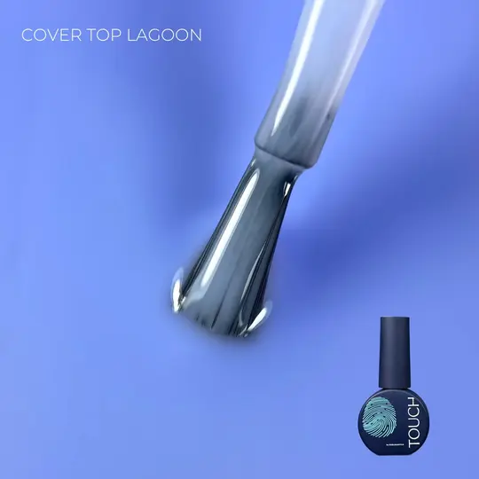 TOUCH. Cover Top coat, #15, Lagoon, 7 ml