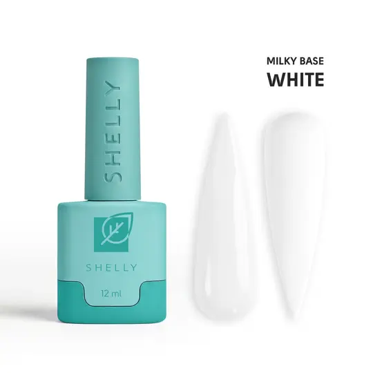 SHELLY. Milky Base, White, 12 ml. Кольорова база