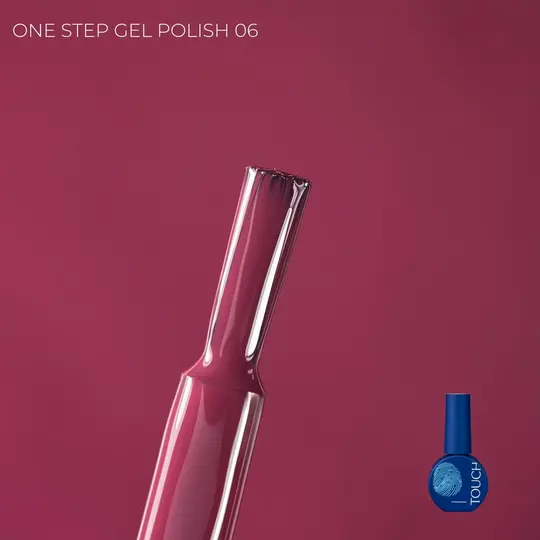 TOUCH. One Step Gel Polish #06, 7 ml, Single-phase gel polishes, однофазний гель-лак