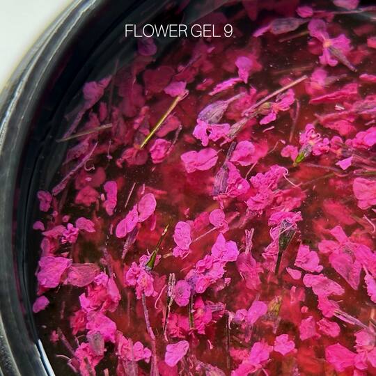 SAGA. Flower Gel, 5 g, #09. Гель з сухоцвітами