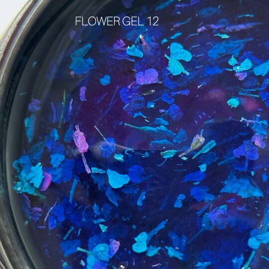 SAGA. Flower Gel, 5 g, #12. Гель з сухоцвітами