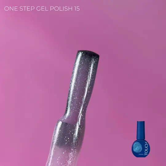 TOUCH. One Step Gel Polish #15, 7 ml, Single-phase gel polishes, однофазний гель-лак