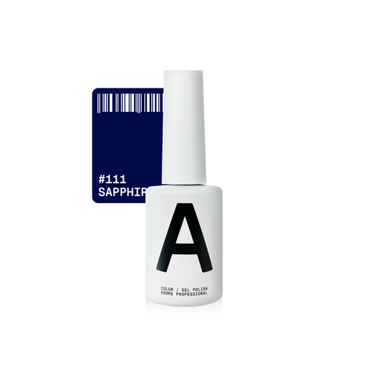 ADORE. Gel Polish, #111, Saphire, 12 ml. Гель-лак, темний королівський синій