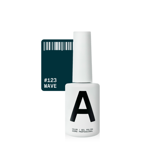ADORE. Gel Polish, #123, Wave, 12 ml. Гель-лак, морська хвиля