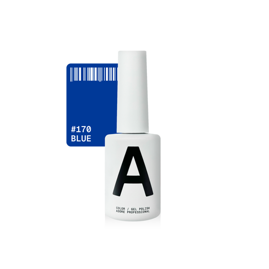 ADORE. Gel Polish, #170, Blue, 12 ml. Гель-лак, класичний синій