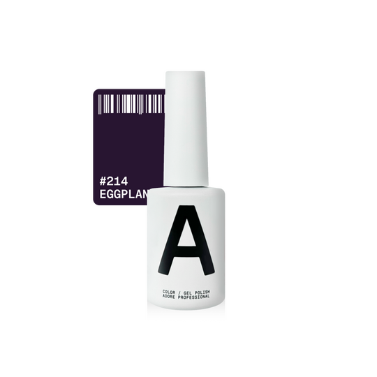 ADORE. Gel Polish, #214, Eggplant, 12 ml. Гель-лак, баклажан