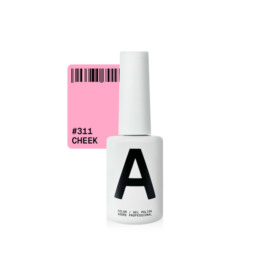 ADORE. Gel Polish, #311, Cheek, 12 ml. Гель-лак, дівочий рожевий