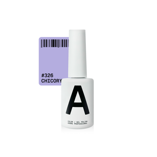ADORE. Gel Polish, #326, Chicory, 12 ml. Гель-лак, бузковий з ніжним блакитним підтоном