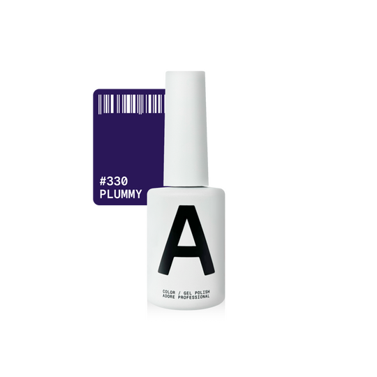 ADORE. Gel Polish, #330, Plummy, 12 ml. Гель-лак, сливово-синій