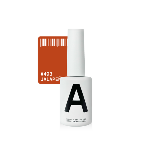 ADORE. Gel Polish, #493, Jalapeño, 12 ml. Гель-лак, цегляно-червоний