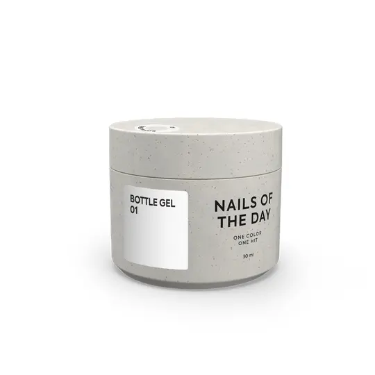 NOTD. Bottle Gel #1, White, 30 ml, рідкий надміцний гель, білий