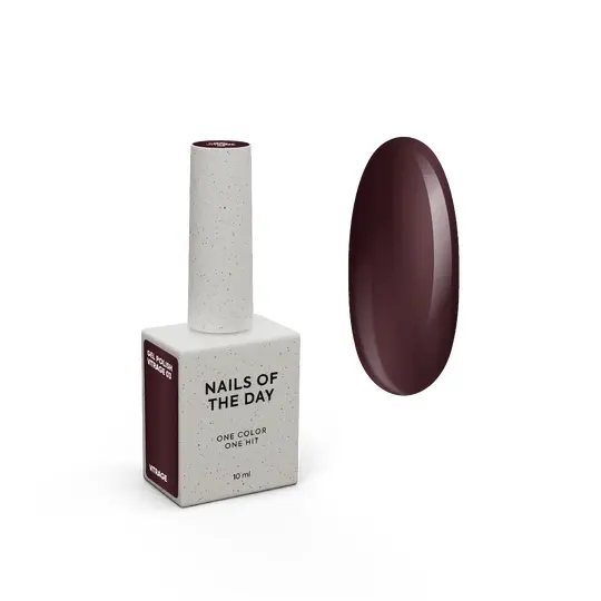 NOTD. Gel Polish Vitrage #03, 10 ml. Вітражний гель-лак, винний вітражний
