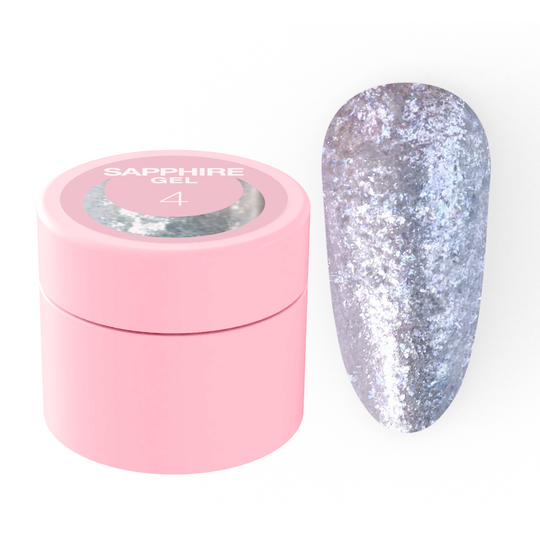 УЦІНКА / LUNAmoon. Sapphire Gel, гель-паста для дизайну, #4, 5 ml