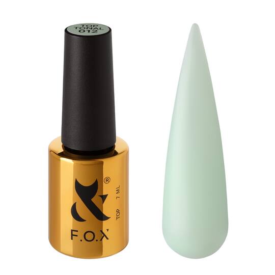 F.O.X. Top Tonal #012, not sticky, 7 ml. Тонуючий топ без липкого шару