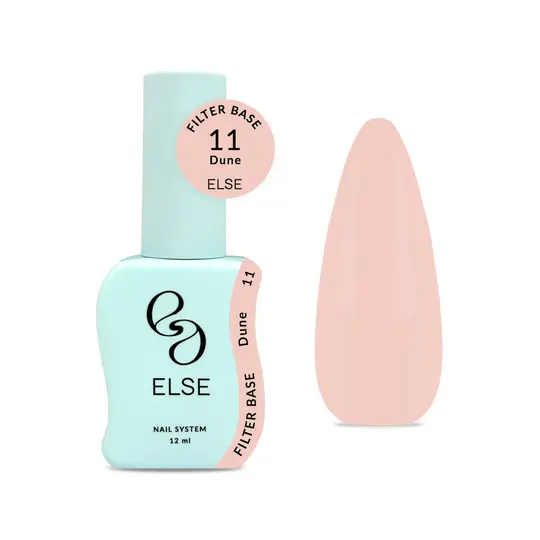 ELSE. Filter base, #11, Dune, 12 ml. Камуфлююча напівпрозора база