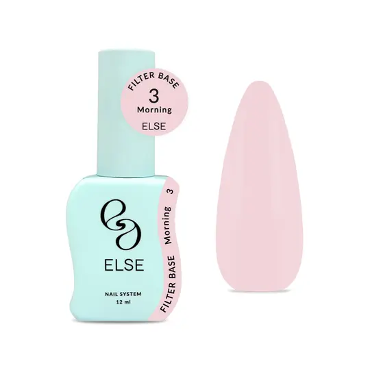 ELSE. Filter base, #03, Morning, 12 ml. Камуфлююча напівпрозора база