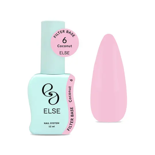 ELSE. Filter base, #06, Coconut, 12 ml. Камуфлююча напівпрозора база