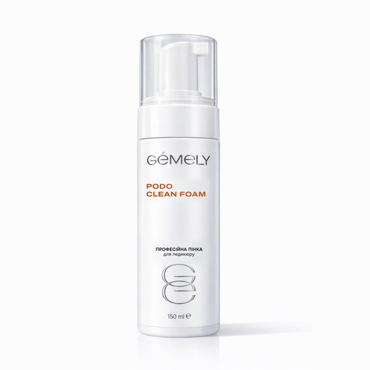GÉMELY (ex GA&MA). Podo Clean Foam with Urea, Cherry Mint, 150 ml, Професійна пінка для педикюру з сечовиною, вишня з м’ятою
