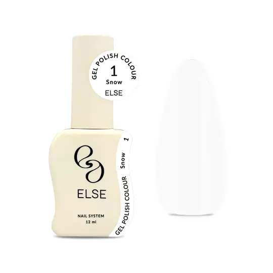 ELSE. Gel polish Colour, #01, Snow, 12 ml. Гель-лак