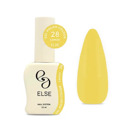 ELSE. Gel polish Colour, #28, Lemon, 12 ml. Гель-лак