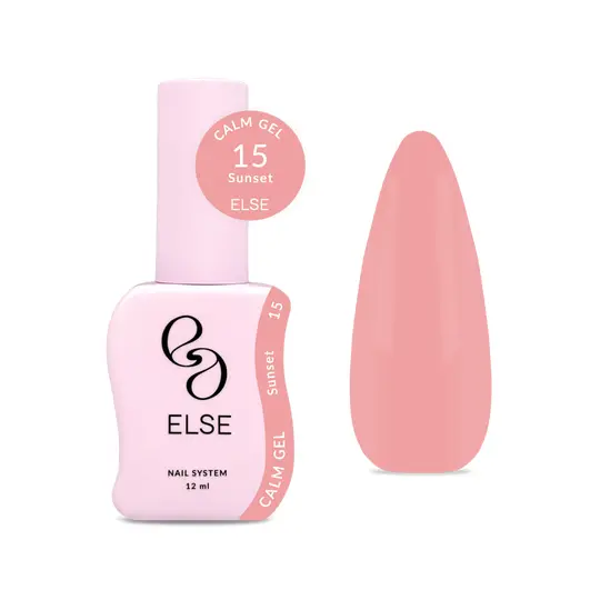 ELSE. Calm gel, #15, Sunset, 12 ml. Рідкий гель для зміцнення