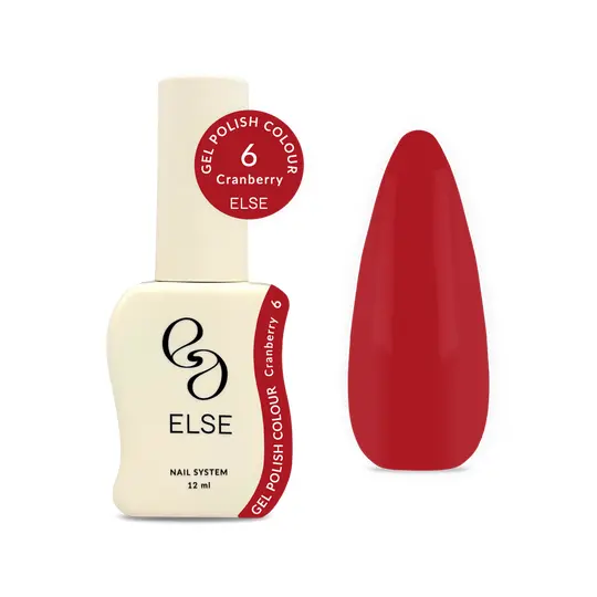 ELSE. Gel polish Colour, #06, Cranberry, 12 ml. Гель-лак