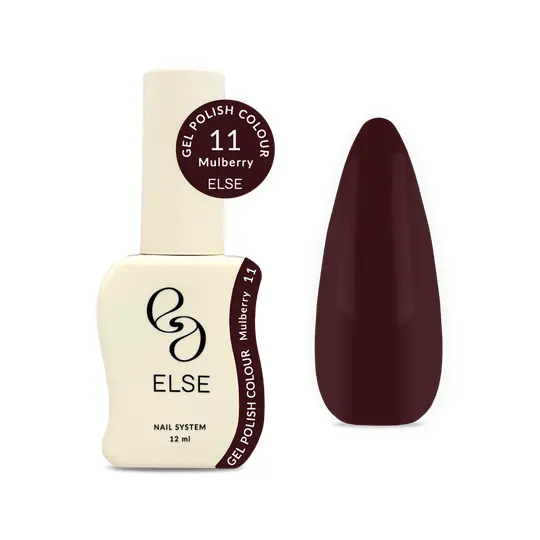 ELSE. Gel polish Colour, #11, Mulberry, 12 ml. Гель-лак