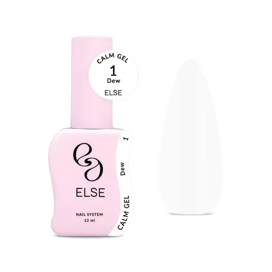 ELSE. Calm gel, #01, Dew, 12 ml. Рідкий гель для зміцнення, прозорий