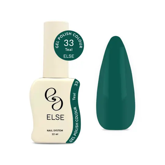 ELSE. Gel polish Colour, #33, Teal, 12 ml. Гель-лак