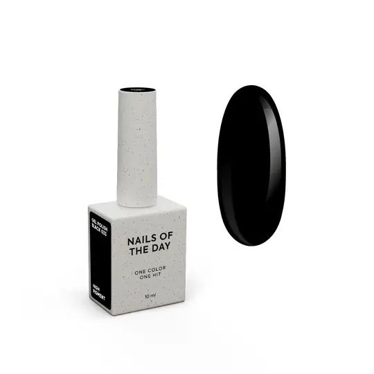 NOTD. "Let's Special" Gel Polish, Black, #033, 10 ml, чорний гель-лак