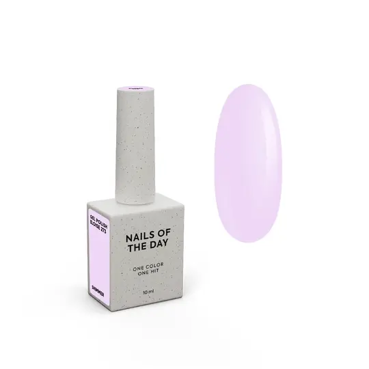 NOTD. Гель-лак Let's special Eloise, #273, 10 ml, холодний рожевий з дрібним шиммером