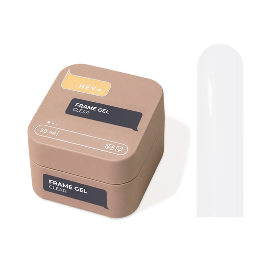 HEYLOVE. Frame builder Gel, CLEAR, 30 ml. Універсальний гель для нарощування, прозорий