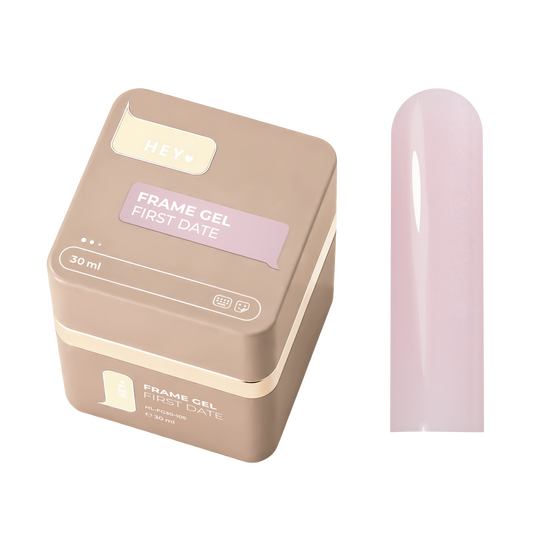 HEYLOVE. Frame builder Gel with Pump, FIRST DATE, 30 ml. Універсальний гель для нарощування з помпою