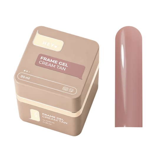 HEYLOVE. Frame builder Gel with Pump, CREAM TAN, 30 ml. Універсальний гель для нарощування з помпою