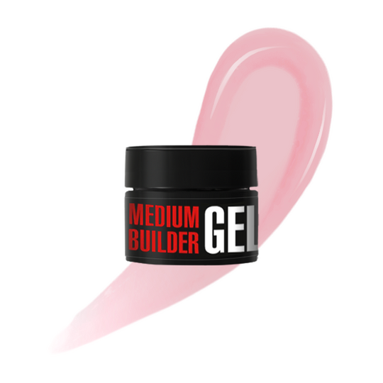 УЦІНКА / KODI. Medium Builder Gel, 08, Warm pink, 13 ml. Моделюючий гель, теплий рожевий