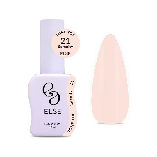 ELSE. Tone top, #21, Serenity, 12 ml. Камуфлюючий топ з UV-фільтром