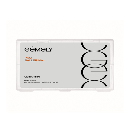 GÉMELY (ex GA&MA). Upper forms, Pro Ballerina, Ultra Thin, 160 pcs. Верхні форми "Балерина", надтонкі