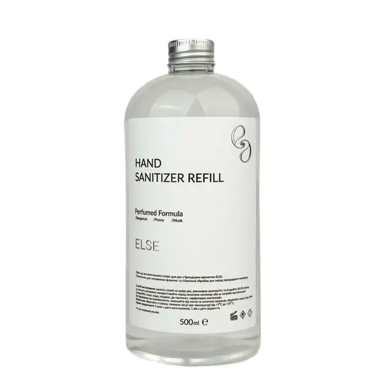 ELSE. Refill Hand sanitizer, 500 ml. Рефіл до антисептичного спрею для рук