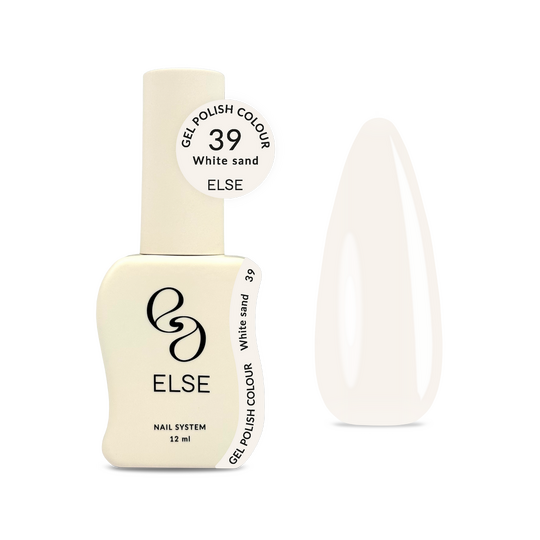ELSE. Gel polish Colour, #39, White sand, 12 ml. Гель-лак